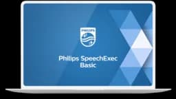 Philips SpeechExec Basic Dictation and Transcription Software LFH4600/4700 – front view