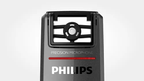 Free floating, decoupled microphone for precise recording