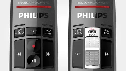 Wear-free slide switch or push buttons for comfortable operation