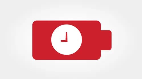 Rechargeable Li-ion polymer battery for extra-long recording