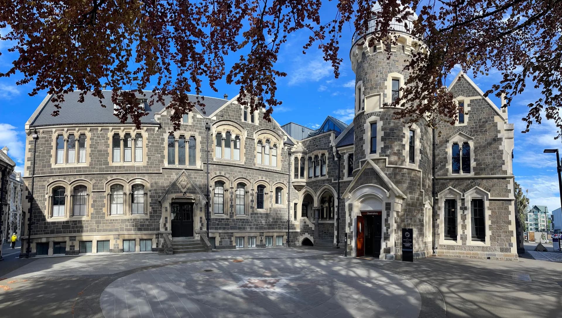 Christchurch Arts Centre's Gothic Revival buildings