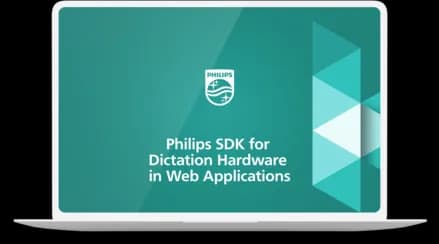 Philips SDK For Dictation Hardware in Web Applications PCL8010 – front view