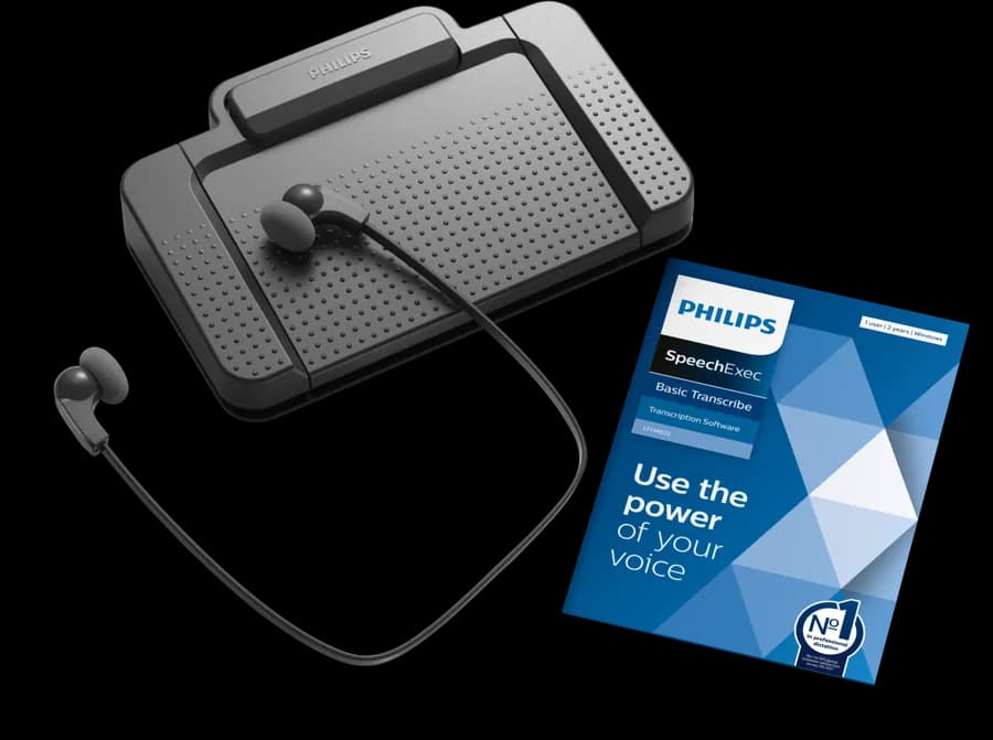 Philips SpeechExec Transcription Set LFH7177 – front view