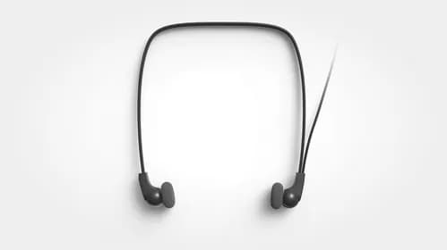 Lightweight stereo headphones for enhanced wearing comfort