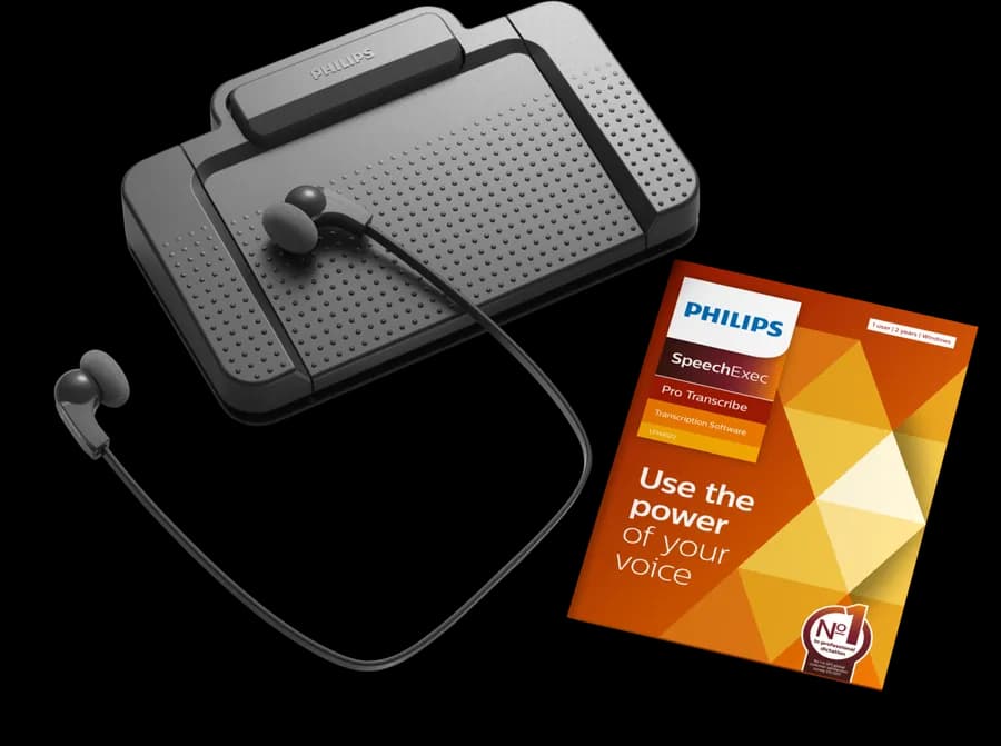 Philips SpeechExec Transcription Set LFH7277 – front view