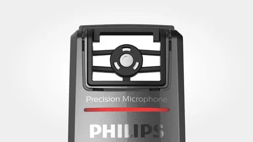 Decoupled free-floating microphone for precise recordings without background noise