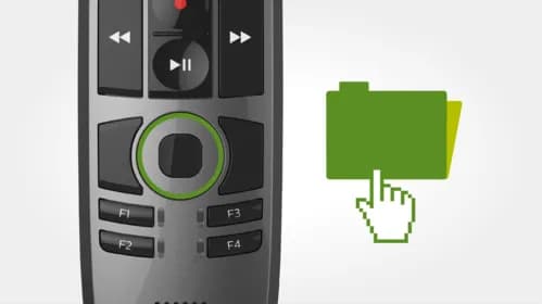 Touch sensor for integrated mouse function