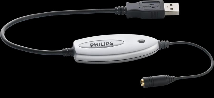 Philips USB audio adapter LFH9034 – front view