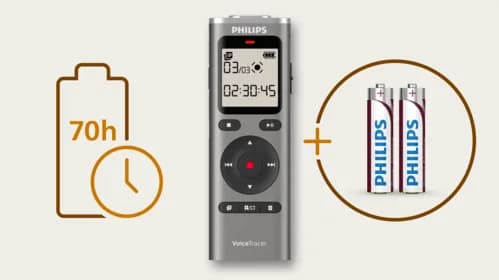Extra long battery runtime for uninterrupted sessions