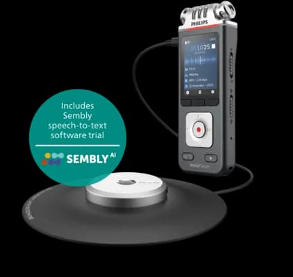 Philips VoiceTracer Meeting Recorder DVT8115 – front view