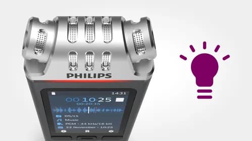 Smart recording and playback functions for best recording results
