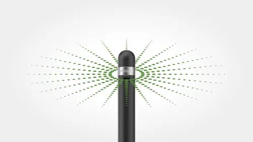 High-quality 360° microphone for excellent sound quality