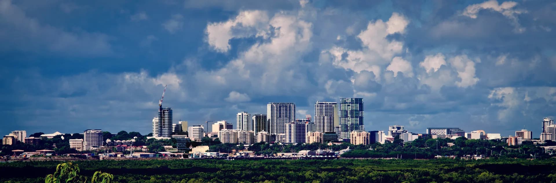 Darwin city skyline